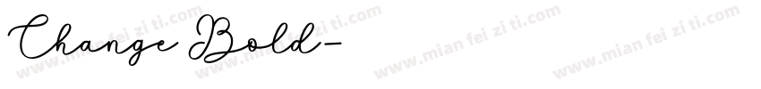Change Bold字体转换